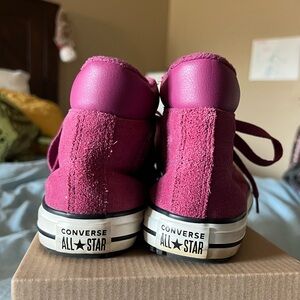 Converse Fuchsia High-Top Sneakers